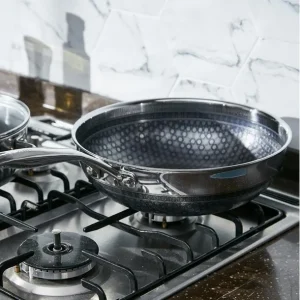 Chảo sâu Noon Song inox 3 lớp đáy từ chống dính 2 mặt KIMS COOK 28cm N228M