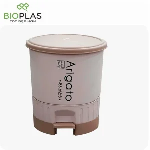 Thùng rác thân rời 8,5L màu hồng nhạt - HH00258