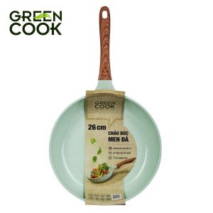 Chảo đúc men đá xanh ngọc 26cm GCP06-26IH