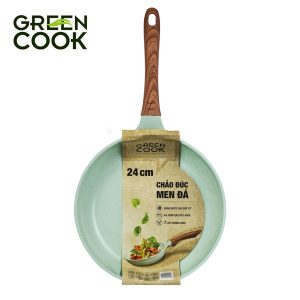 Chảo đúc men đá xanh ngọc 24cm GCP06-24IH